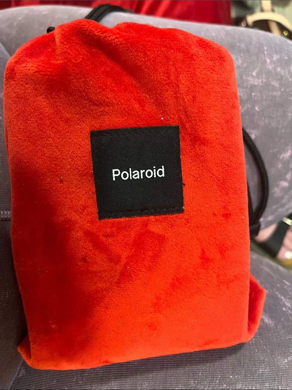 Polaroid Bright Red Plush Camera Pouch